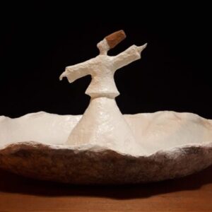 Mental Sculpture: "Sema" Özgün Kağıt Hamuru Kase